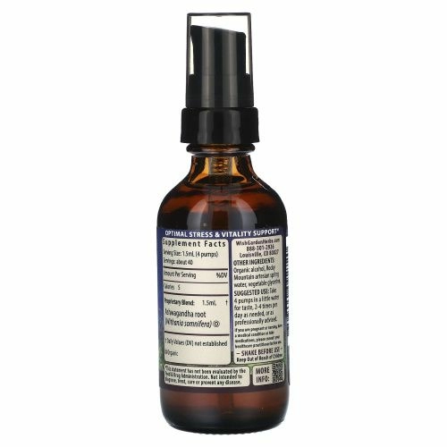 WishGarden Herbs, ашваганда, 59 мл (2 жидк. унции)