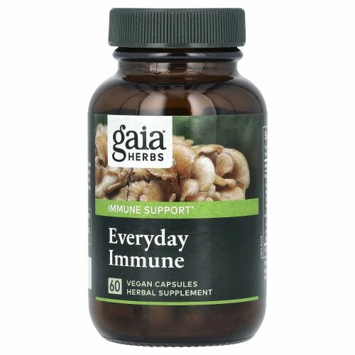 Gaia Herbs, Грибы + травы Ежедневный иммунитет 60 вег капсул