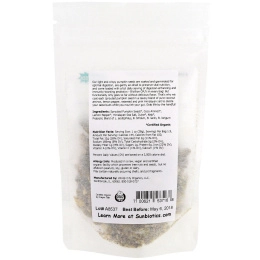 Sunbiotics, Органические закуски для гурманов, семена тыквы, лимонный терияки, 42,5 г (1,5 унции)