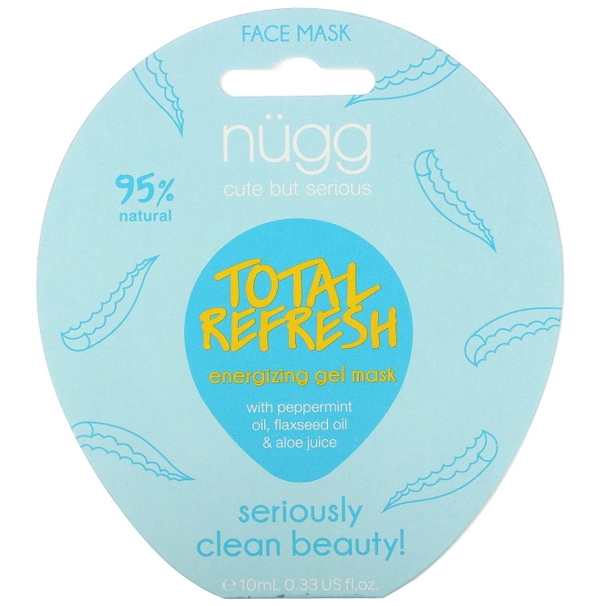 Nugg, Total Refresh Energizing Gel Mask, 0.33 fl oz (10 ml)