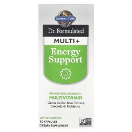 Garden of Life, Компания Dr. Formated Multi +, Energy Support, 30 капсул