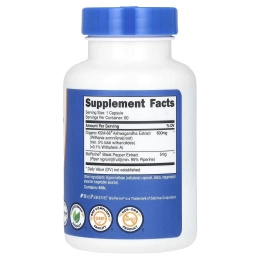 Nutricost, KSM-66, экстракт корня ашваганды, 600 мг, 60 капсул