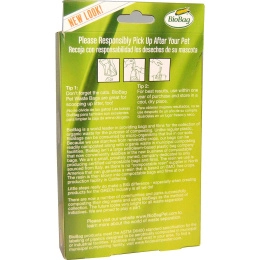 Biobag, Пакеты для уборки за питомцами, 50 пакетов, 11,4 дюйма x 7,9 дюймов x 0,92 мил (32 см x 20 см x 23 мкм)