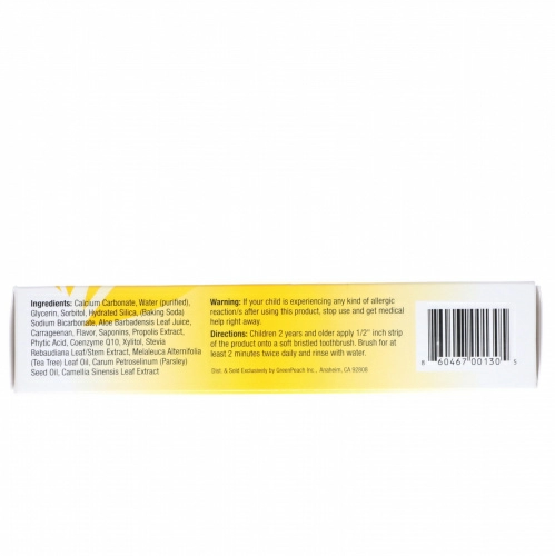 GreenPeach, Детская зубная паста, клубничная магия, 4 унции (113 г)