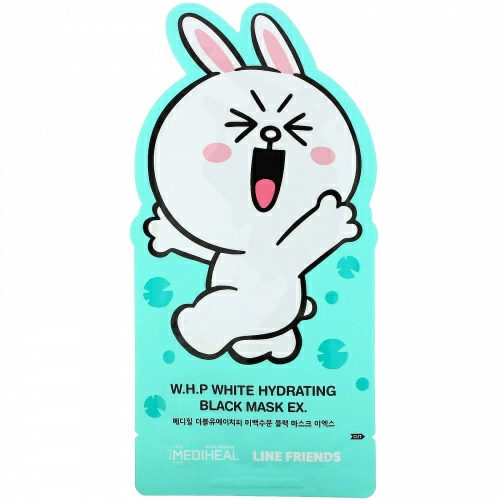Mediheal, Line Friends, W.H.P., маска для отбеливания и увлажнения, 1 шт., 25 мл