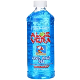 Fruit of the Earth, алоэ вера, холодный синий гель, 567 г (20 унций)