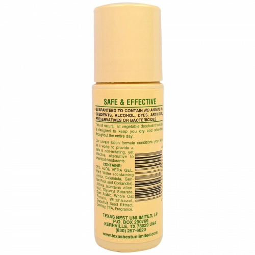 Alvera, Aloe Herbal All Natural Roll-On Deodorant, 3 жидких унций (89 мл)