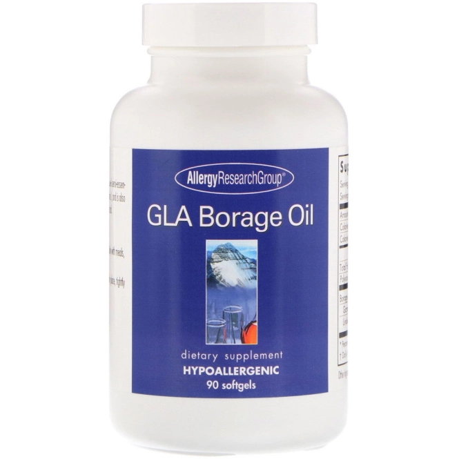 Allergy Research Group, ГЛК масло бурачника, 90 мягких таблеток