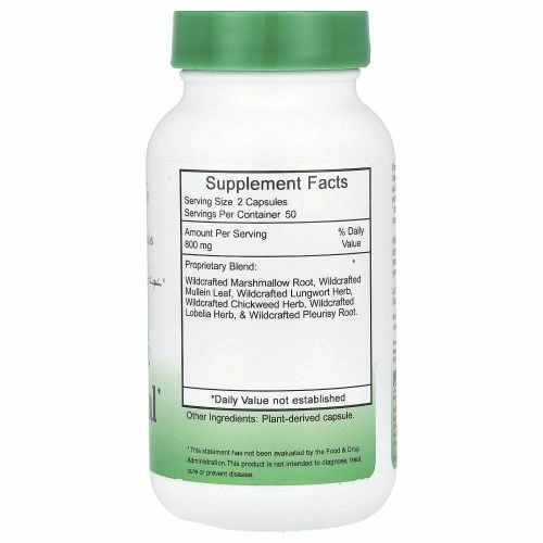 Christopher's Original Formulas, Легкие и бронхи, 425 мг, 100 желатиновых капсул