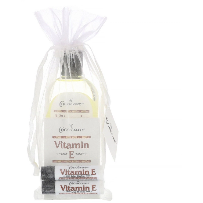 Cococare, Подарочный комплект витамина Е, 4 штуки