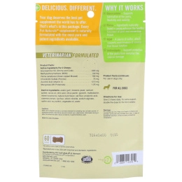 Pet Naturals of Vermont, "Бедра и суставы", лечебный корм для собак, 60 жевательных кусочков, 3,17 унции (90 г)