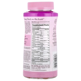 Nature's Bounty, Optimal Solutions®, мультивитаминные жевательные мармеладки для женщин, малина, 140 жевательных таблеток