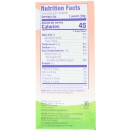 Plum Organics, Organics, яблочное пюре с клубникой и свеклой, 4 пакетика по 90 г