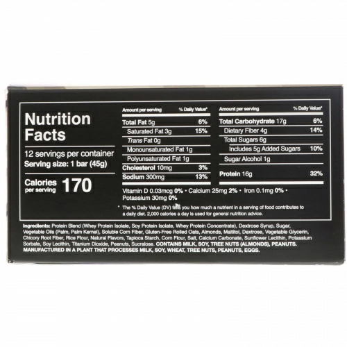 MusclePharm, Протеиновый батончик Combat Crisp с маршмэллоу, 12 штук по 1,59 унц. (45 г)