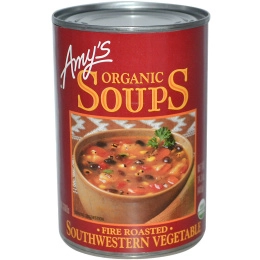 Amy's, Органический суп с обжаренными юго-западными овощами, 14,3 унций (405 г)