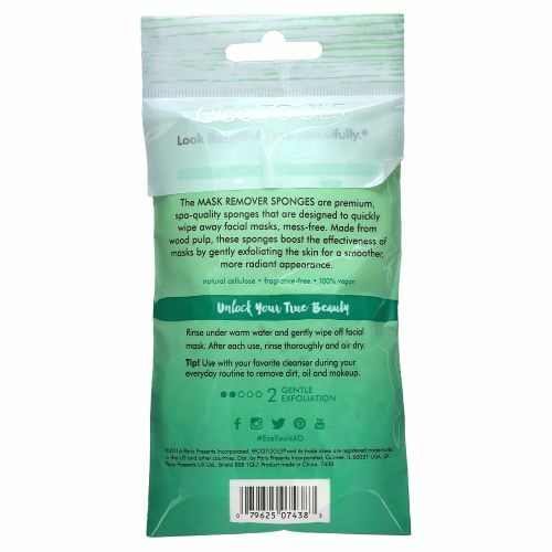 EcoTools, Губки для удаления маски, 2 губки