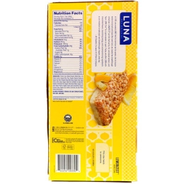 Clif Bar, Luna, Whole Nutrition Bar for Women, Lemonzest, 15 Bars, 1.69 oz (48 g) Each