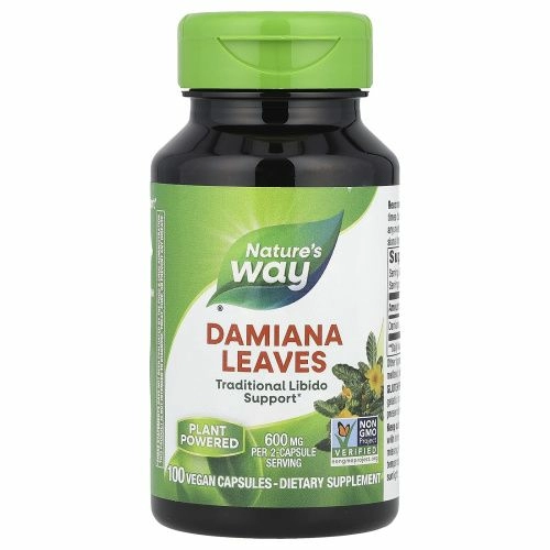 Nature's Way, Листья дамианы, 100 капсул