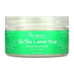 Renpure, Tea Tree & Lemon Sage, Scalp Scrub, 4 oz (118 ml)