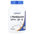 Nutricost, L-метионин, 120 капсул (500 мг в 1 капсуле)