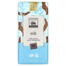 Endangered Species Chocolate, нежный сливочный молочный шоколад, 48%, 85 г (3 унции)