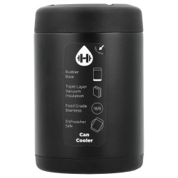 HydroJug, Охладитель для стандартных банок, черный, 12 унций