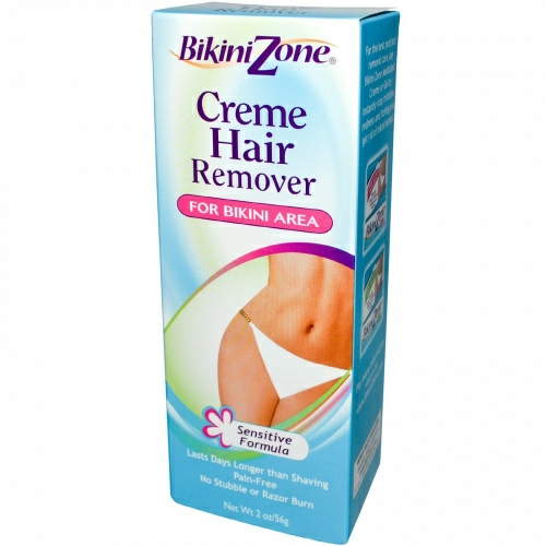 Bikini Zone, Крем для удаления волос в зоне бикини, для чувствительной кожи, 2 унции (56 г)