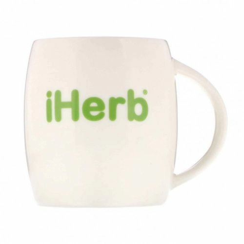iHerb Goods, Керамическая кружка с деревянной крышкой, 1 шт.