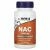 NOW Foods, NAC, 1000 мг, 60 таблеток