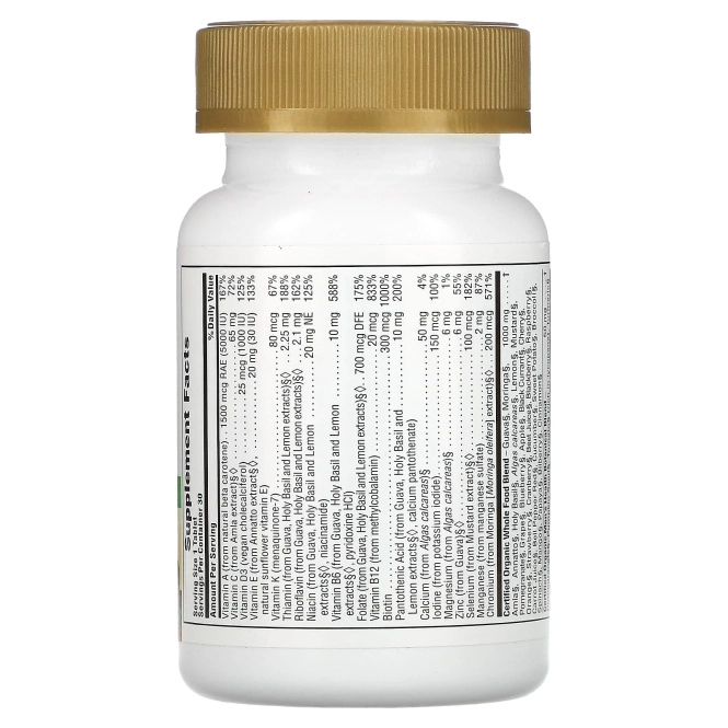 Nature's Plus, Source of Life Garden, мультивитамины для мужчин для приема один раз в день, 30 веганских таблеток