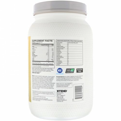 Scivation, Xtend Pro, сывороточный изолят со вкусом пасты из печенья, 1.77 фунтов (805 г)