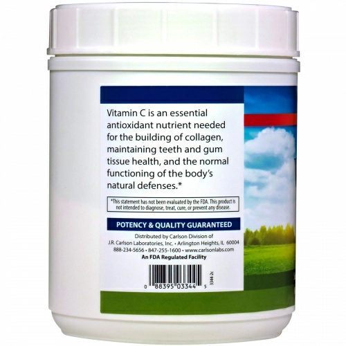 Carlson Labs, Витамин С в кристаллах, 35 унций (1000 г)