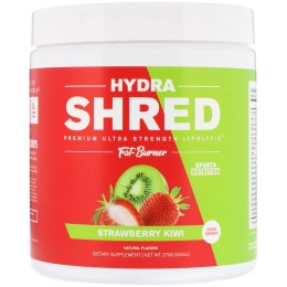 Sparta Nutrition, Hydra Shred Premium Ultra Strength Lipolytic Fat Burner, Strawberry Kiwi, 9.52 oz (270 g)