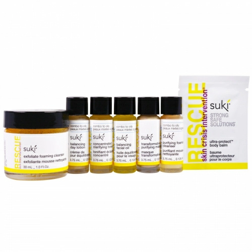 Suki Inc., Care, ваш ежедневный режим, мини набор для ясности, 7 шт в комплекте