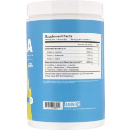 Sparta Nutrition, Спартанские аминокислоты с разветвлённой цепью, Сочетание аминокислот, Капля лимона, 9,52 унц. (270 г)