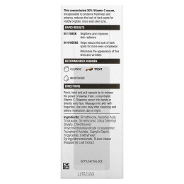 Neutrogena, Rapid Tone Repair, 20% Vitamin C Serum, 30 Serum Capsules