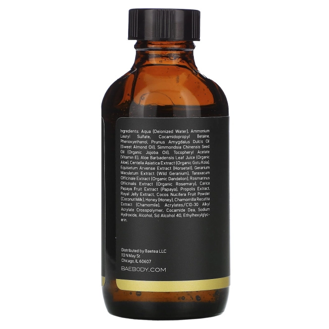 Baebody, Coconut Milk & Honey Facial Cleanser, 4 fl oz (120 ml)