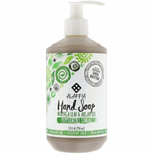 Everyday Shea, Мыло для рук, мятное покалывание, 12 унций (354 мл)