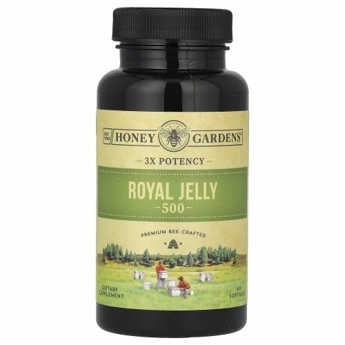 Honey Gardens, маточное молочко 500, 60 капсул