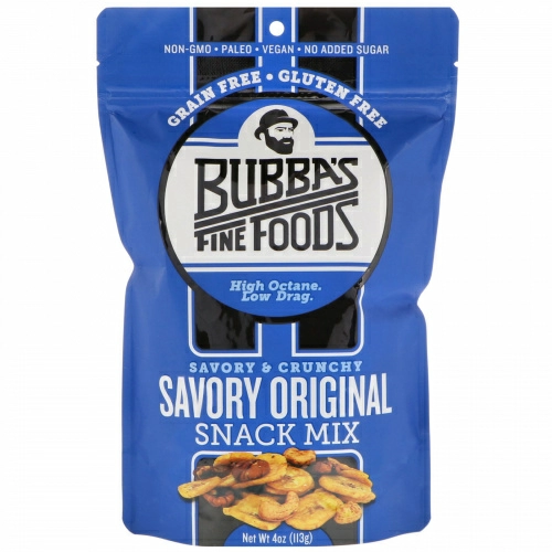 Bubba's Fine Foods, Смесь закусок, острая, 4 унц. (113 г)