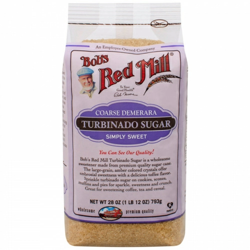 Bob's Red Mill, Сахар турбинадо, 28 унций (793 г)