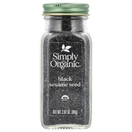 Simply Organic, Семена черного кунжута, 80 г (2,82 унции)