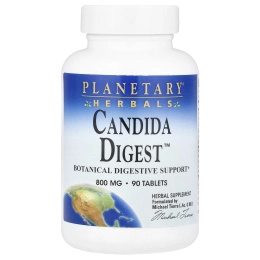 Planetary Herbals, Candida Digest ™, 90 таблеток