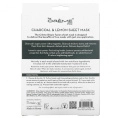 The Creme Shop, Fusion Beauty, тканевая маска, древесный уголь и лимонад, 5 шт., 125 г (4,40 унции)