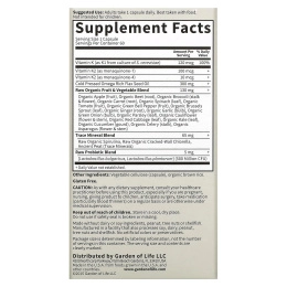 Garden of Life, Vitamin Code, комплекс необработанных витаминов группы K, 60 растительных капул