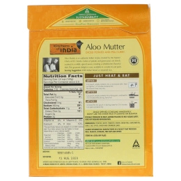 Kitchens of India, Алу матар, картофель с горошком и карри, 10 унций (285 г)