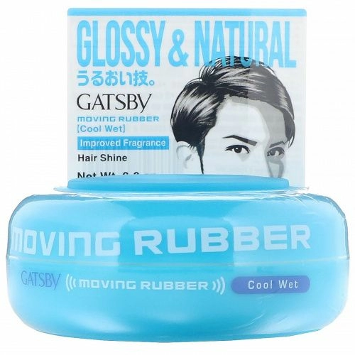 Mandom, Gatsby, Moving Rubber, Cool Wet, воск для волос, 79 г