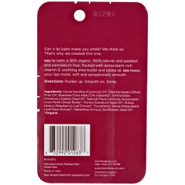 EOS, Бальзам для губ, гранат и малина, 2 шт., .14 унции(4 г) каждый