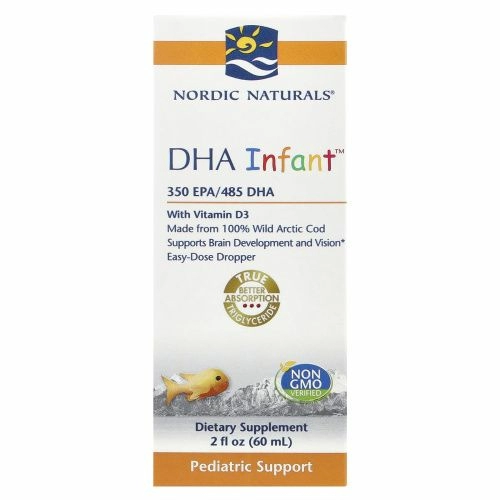Nordic Naturals, DHA Infant, с витамином D3, 2 ж. унц.(60 мл)