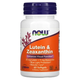 NOW Lutein & Zeaxanthin, 60 капс.